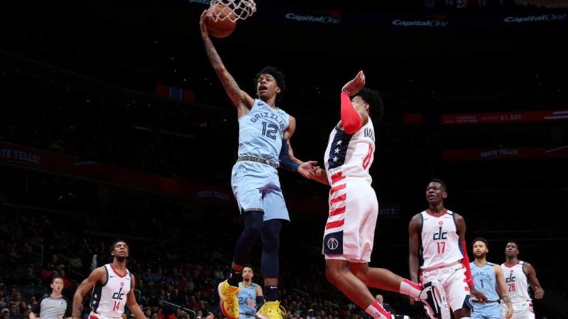 NBA／探花莫蘭特　首位新人大三元