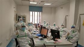 中國,武漢肺炎,醫護人員（圖／翻攝自武漢市第一醫院微博）