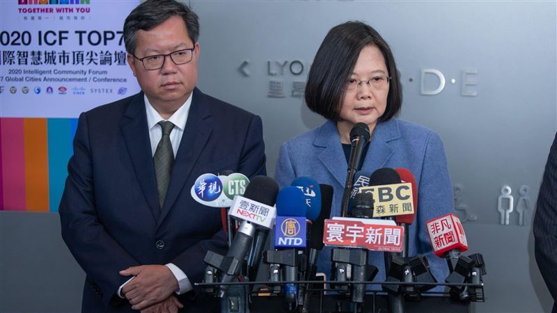 蔡英文：台和美日韓同步進入5G時代