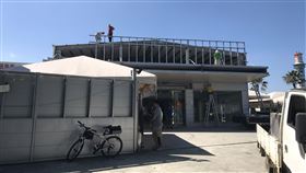 台北市,立賢路,違建,自拆,全數拆除(圖/中央社)