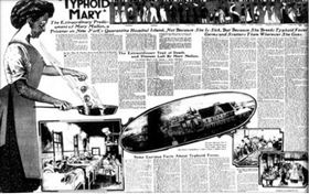 傷寒瑪莉,傷寒,致命廚娘,無症狀,美國,帶原者,