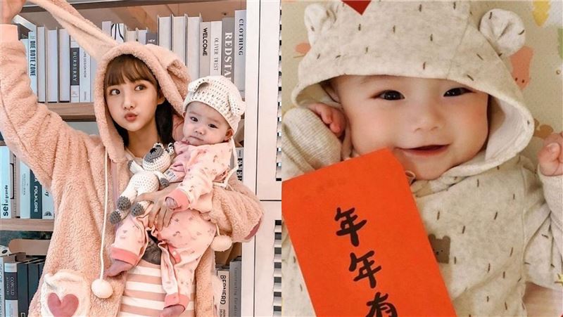 女星曬超萌女兒照　圓滾大眼神複製