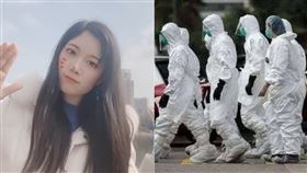 大陸武漢一位護士，確診後隔離，並按照正常規律生活，「由陽轉陰」順利康復。（圖／翻攝自微博）