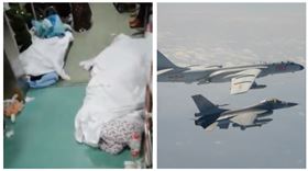 ▲武漢肺炎死者、共機繞台（組合圖，資料畫面）