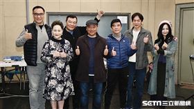 ▲「民歌45高峰會」將於23日在台北國際會議中心舉行，民歌手李明德（左起）、施孝榮、殷正洋、王瑞瑜10日一起練唱。（圖／記者林聖凱攝影）