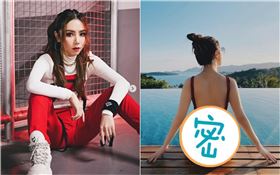 ▲鄧紫棋泳池大曬美尻與雪肌美背。（圖／翻攝自gem0816 IG）

