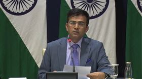 印度外交部發言人庫馬爾（Raveesh Kumar）（圖／翻攝自印度外交部YouTube）