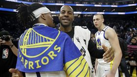 ▲伊古達拉（Andre Iguodala）轉戰熱火後首戰前東家勇士。（圖／美聯社／達志影像）