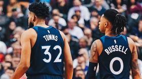 NBA／爆勇士交易內幕！羅素嗆記者
NBA,明尼蘇達灰狼,D’Angelo Russell,Karl-Anthony Towns,金州勇士
翻攝自推特