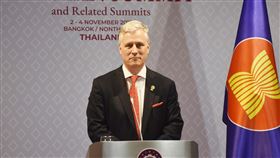 美國白宮國安顧問歐布萊恩舉行記者會第35屆東協峰會及相關會議11月2日到4日登場，白宮國家安全顧問歐布萊恩擔任美國總統川普特使出席會議。圖為歐布萊恩4日舉行記者會說明此行意義。中央社記者呂欣憓曼谷攝　108年11月4日