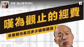 黃捷,國旗,造勢,浪費公帑,重複使用(fb)