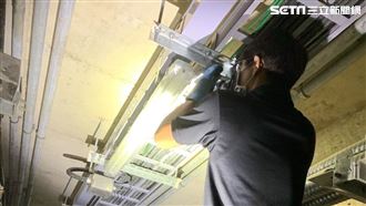 3賊偷電纜線　落跑時自撞人行道被逮