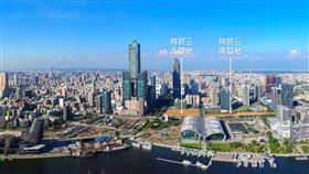 高雄多功能經貿園區招商失利高雄多功能經貿園區「特貿三」招商流標，對於宣示要努力招商、創造高雄發大財的高雄市政府造成很大的壓力。（都發局提供）中央社記者王淑芬傳真  109年2月12日