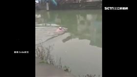 浙江老翁游泳渡河 卻傳疑接觸