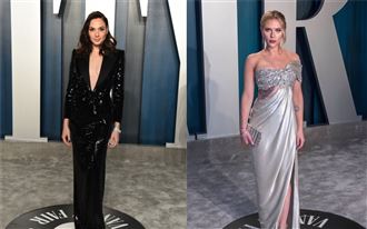 黑寡婦透視裝挖側腰　女超人開叉肚臍