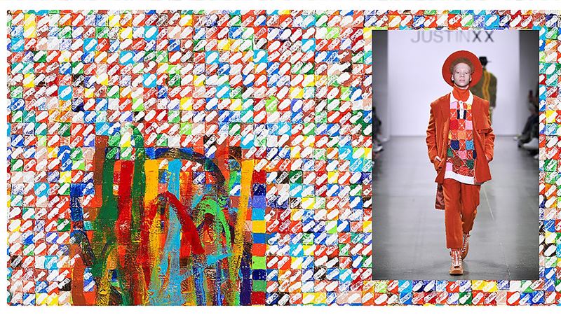 周裕穎又登時裝週　演繹莊普方寸印畫