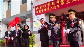 宜蘭科學園區保警小隊成立揭牌內政部警政署保安警察第二總隊第三大隊第一中隊宜蘭小隊12日在宜蘭科學園區正式成立，由竹科管理局長王永壯（右3）、宜蘭縣長林姿妙（左3）等人揭牌。（宜蘭縣政府提供）中央社記者沈如峰宜蘭縣傳真　109年2月12日