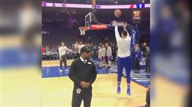 Ben Simmons練投連進8記三分彈。（圖／翻攝自YouTube）