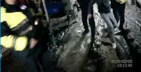 台中,燈會,黑衣人,群架,攤商,粉圓（圖／翻攝畫面）