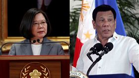 蔡英文、菲律賓杜特蒂
合成圖／路透社／達志影像