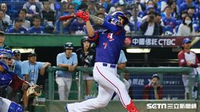 ▲世界棒球12強賽台灣中華隊張志豪委內瑞拉。（圖／記者林聖凱攝影）
