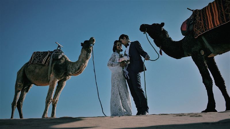 張勛傑宣布閃婚她　超唯美婚紗曝光