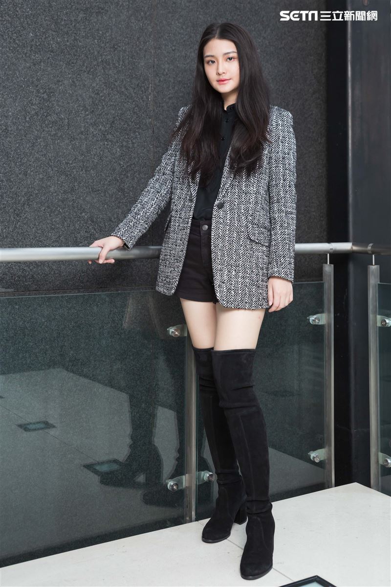 陳品兒接受三立新聞網專訪。（圖／記者林士傑攝影）