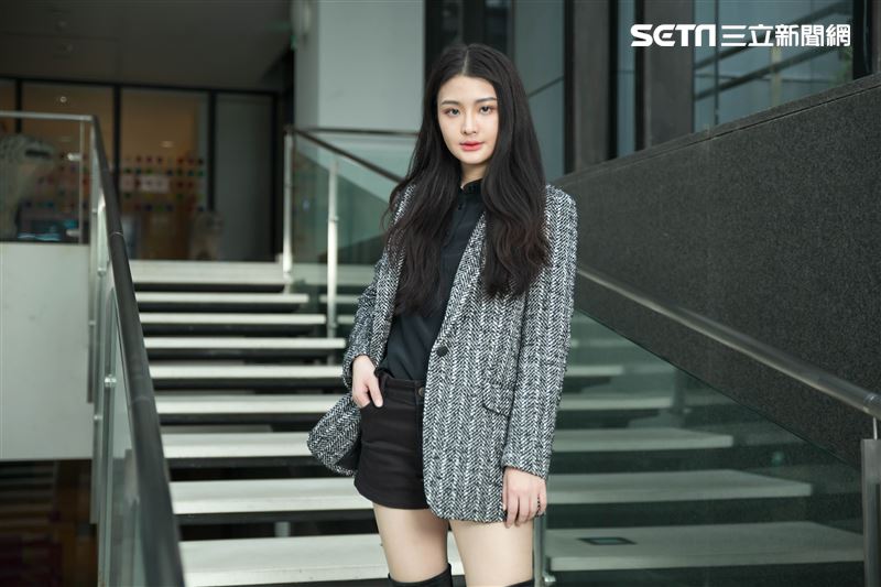 陳品兒接受三立新聞網專訪。（圖／記者林士傑攝影）