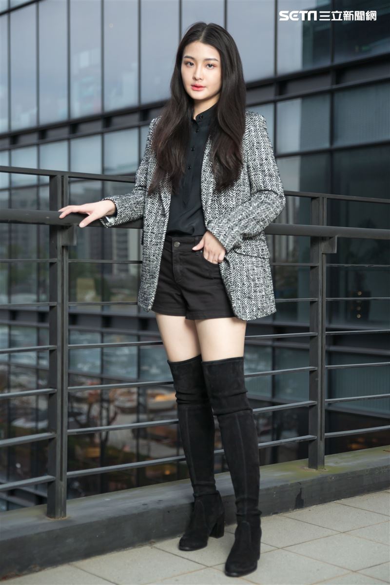 陳品兒接受三立新聞網專訪。（圖／記者林士傑攝影）