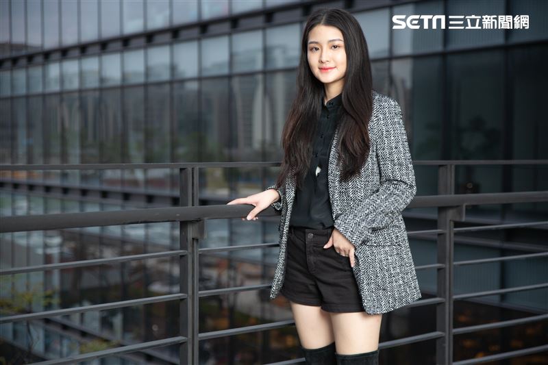 陳品兒接受三立新聞網專訪。（圖／記者林士傑攝影）