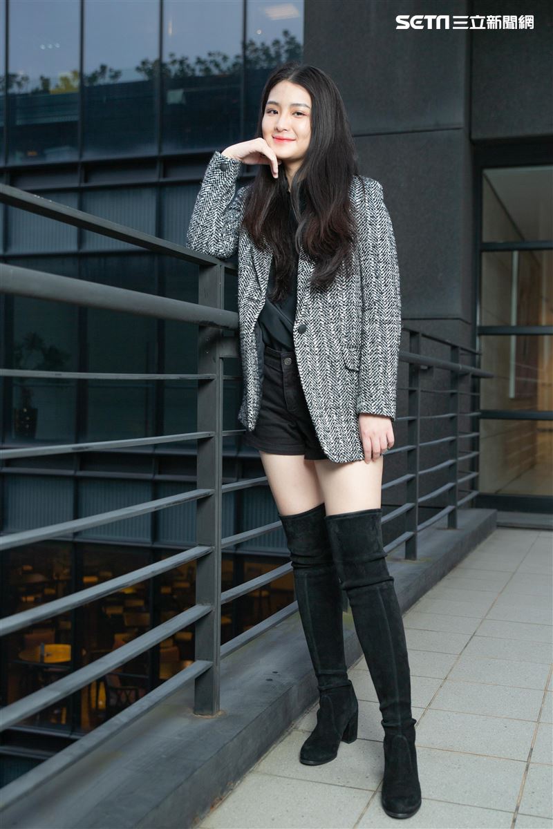 陳品兒接受三立新聞網專訪。（圖／記者林士傑攝影）