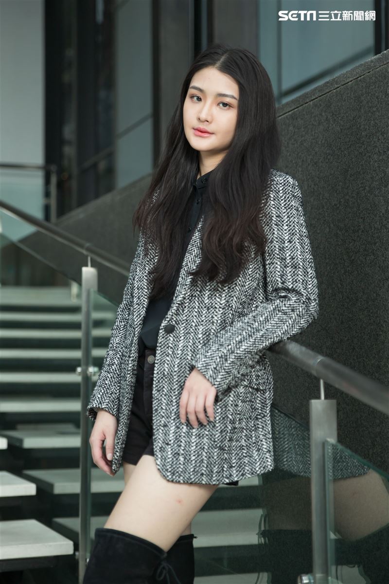 陳品兒接受三立新聞網專訪。（圖／記者林士傑攝影）