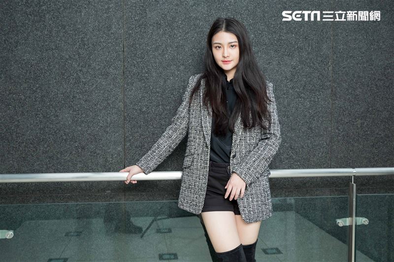 陳品兒接受三立新聞網專訪。（圖／記者林士傑攝影）