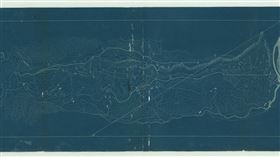 出磺坑油礦業文獻清查　日治時期藍晒圖曝光苗栗縣公館鄉出磺坑擁有豐富油礦產業歷史文化，縣府獲文化部補助進行文獻清查，發現許多從未曝光的日治時期繪製的藍晒圖、設計圖，未來將整理成果陸續展出，透過今昔對比，勾勒出早期出磺坑礦區繁華風貌。（苗栗縣文化觀光局提供）中央社記者管瑞平傳真　109年2月13日
