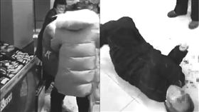 消毒液,酒精,超市,武漢肺炎(翻攝自推特)