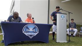 ▲太空人針對2017年偷暗號事件道歉。（圖／美聯社／達志影像）