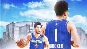 NBA／布克遞補進明星賽、三分大賽
NBA,鳳凰城太陽,Devin Booker,全明星賽,三分球大賽
翻攝自推特