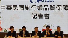 ▲品保協會記者會；東北亞線發言人蔡錦惠委員(長汎旅行社副總經理)（圖／記者唐家興攝影）