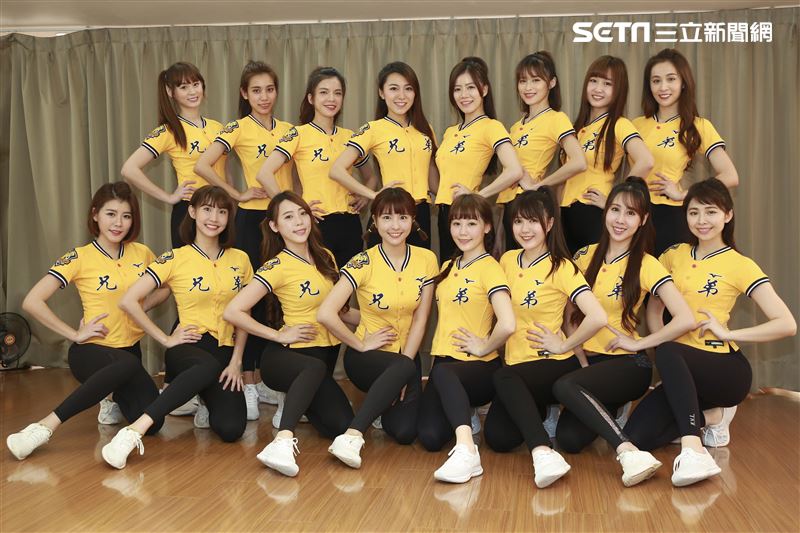 中信兄弟啦啦隊passion sisters春訓採訪。（圖／記者林士傑攝影）