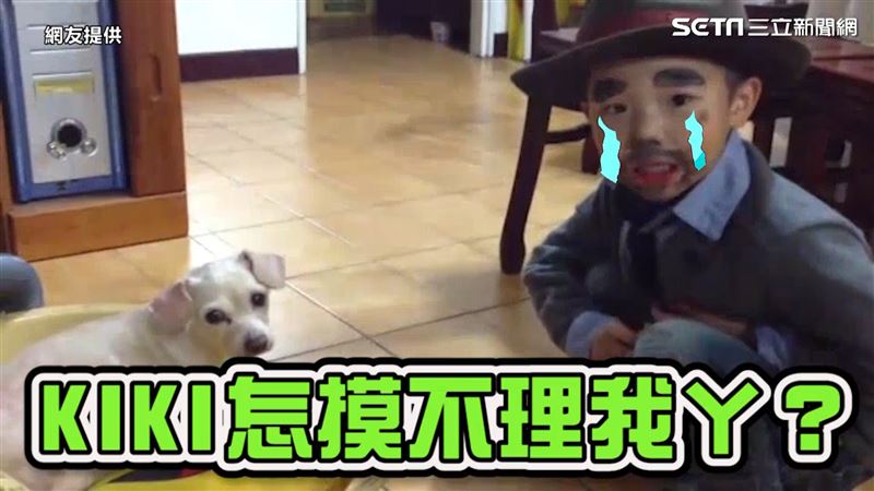 弟臉被惡整鬼畫符　頻問毛孩：挖水謀