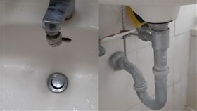 洗手台堵塞（圖／翻攝自mobile01