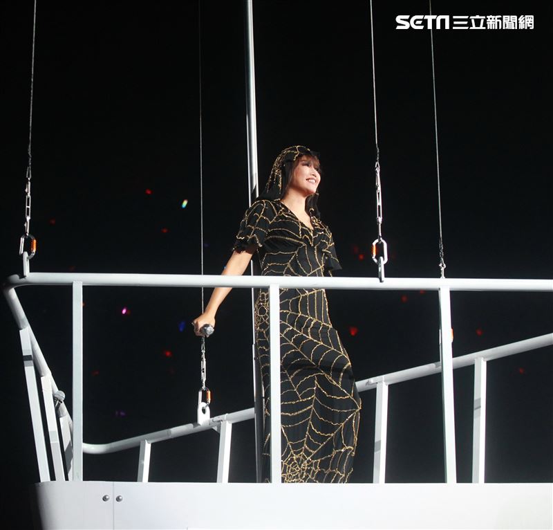 A Lin「旅課」世界巡迴演唱會台北小巨蛋連唱三場。（記者邱榮吉/攝影）