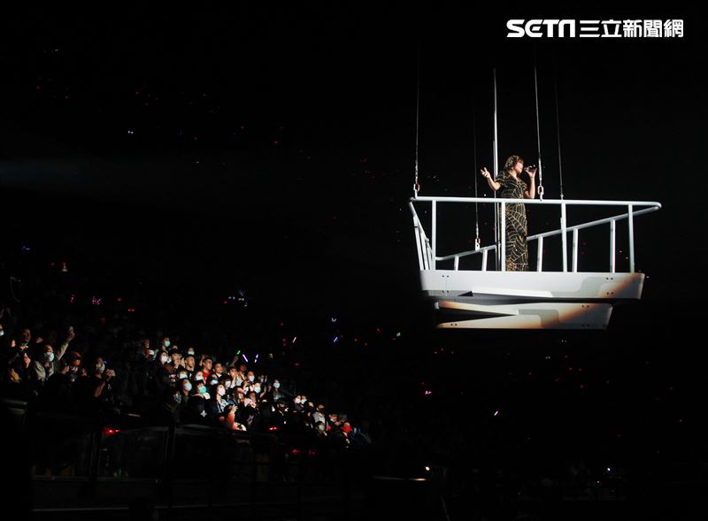 A Lin「旅課」世界巡迴演唱會台北小巨蛋連唱三場。（記者邱榮吉/攝影）