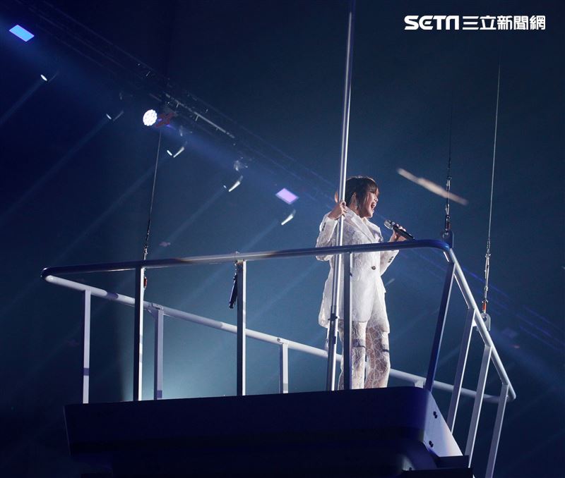 A Lin「旅課」世界巡迴演唱會台北小巨蛋連唱三場。（記者邱榮吉/攝影）