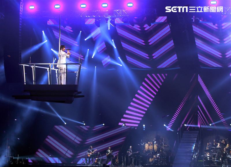 A Lin「旅課」世界巡迴演唱會台北小巨蛋連唱三場。（記者邱榮吉/攝影）