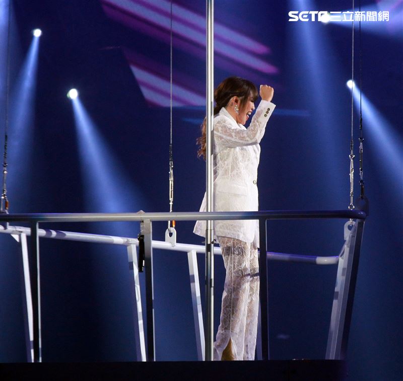 A Lin「旅課」世界巡迴演唱會台北小巨蛋連唱三場。（記者邱榮吉/攝影）