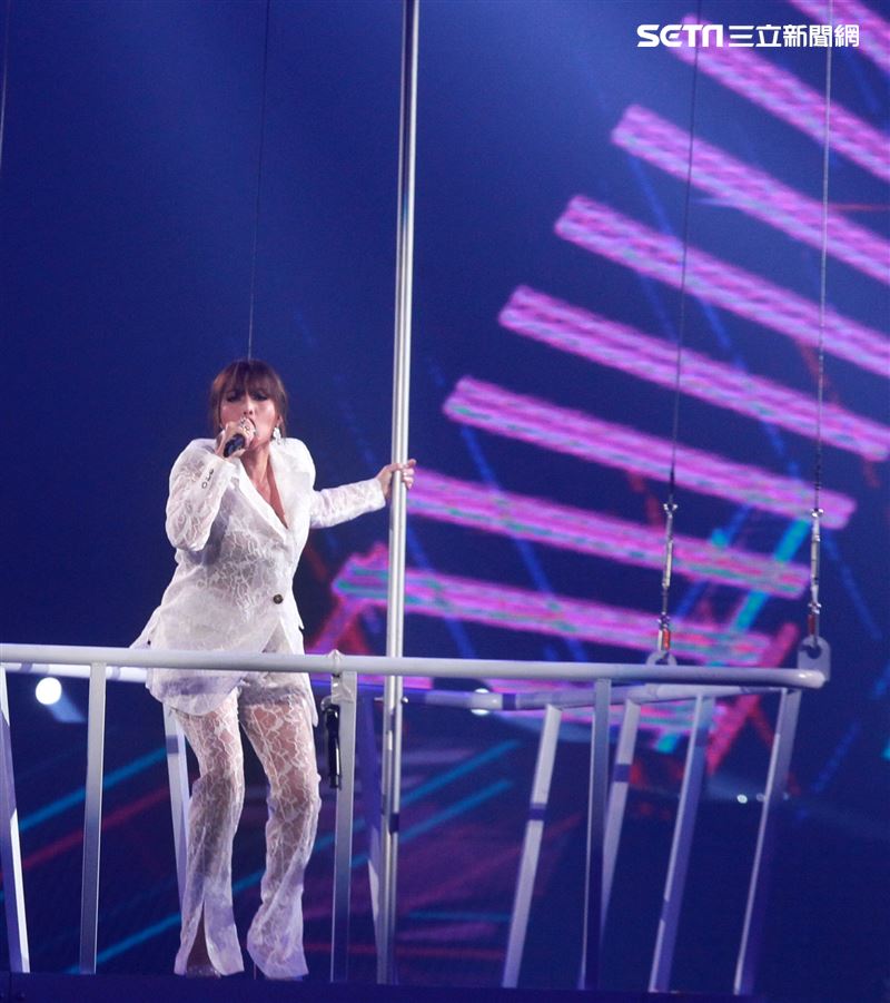 A Lin「旅課」世界巡迴演唱會台北小巨蛋連唱三場。（記者邱榮吉/攝影）