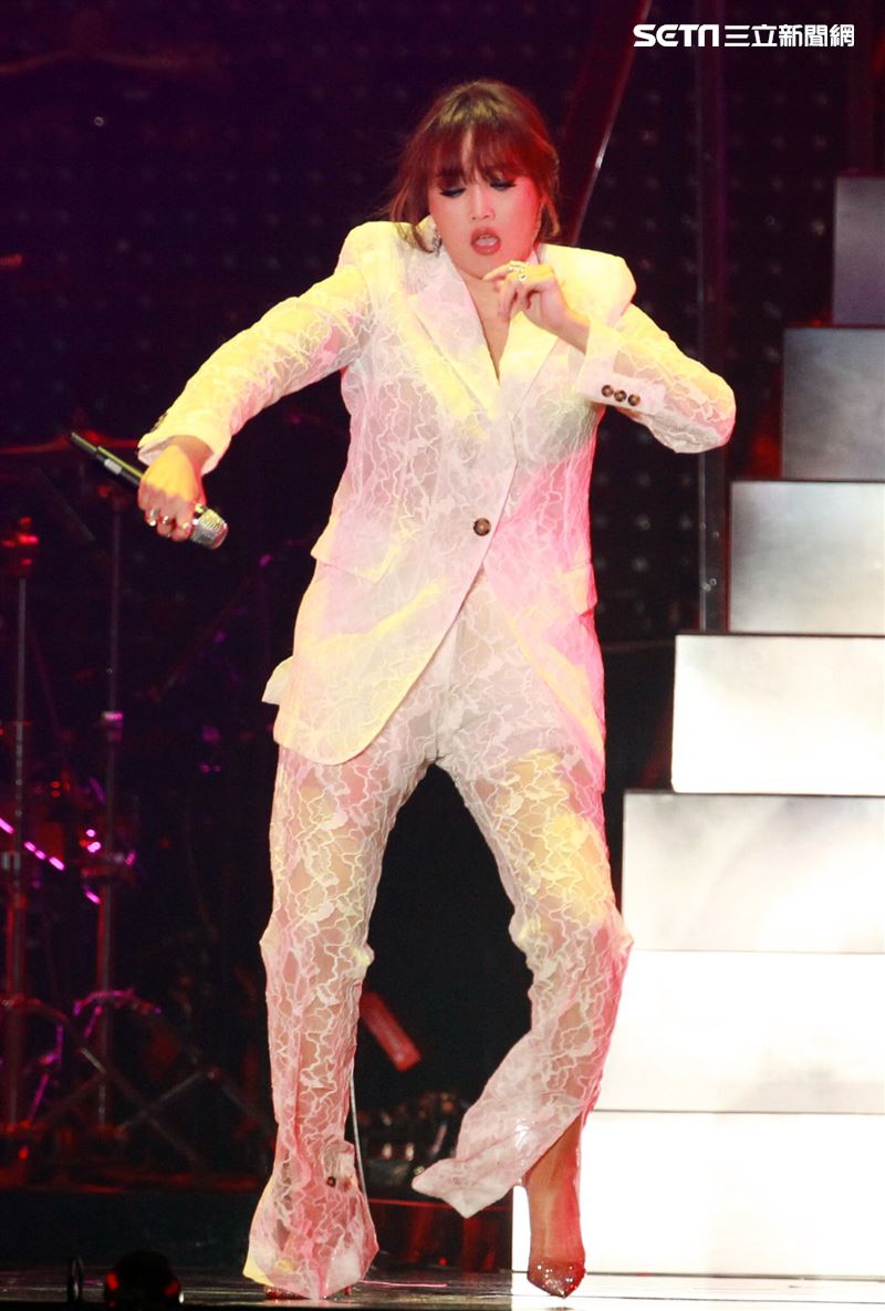 A Lin「旅課」世界巡迴演唱會台北小巨蛋連唱三場。（記者邱榮吉/攝影）