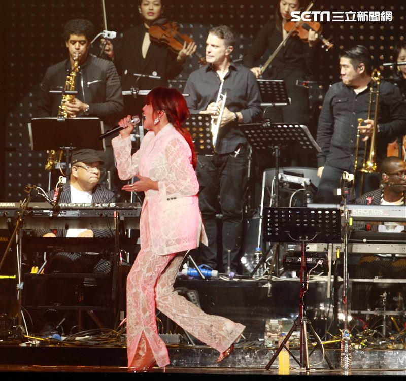 A Lin「旅課」世界巡迴演唱會台北小巨蛋連唱三場。（記者邱榮吉/攝影）