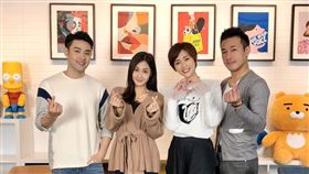 傅子純、邱子芯、潘柏希、瑭霏。（民視提供）